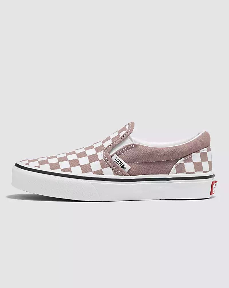 Kids Classic Slip-On Checkerboard Shoe | Vans (US)