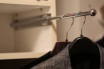 12" Valet Rod Standard for Closet Satin Nickel SN Metal | Amazon (US)