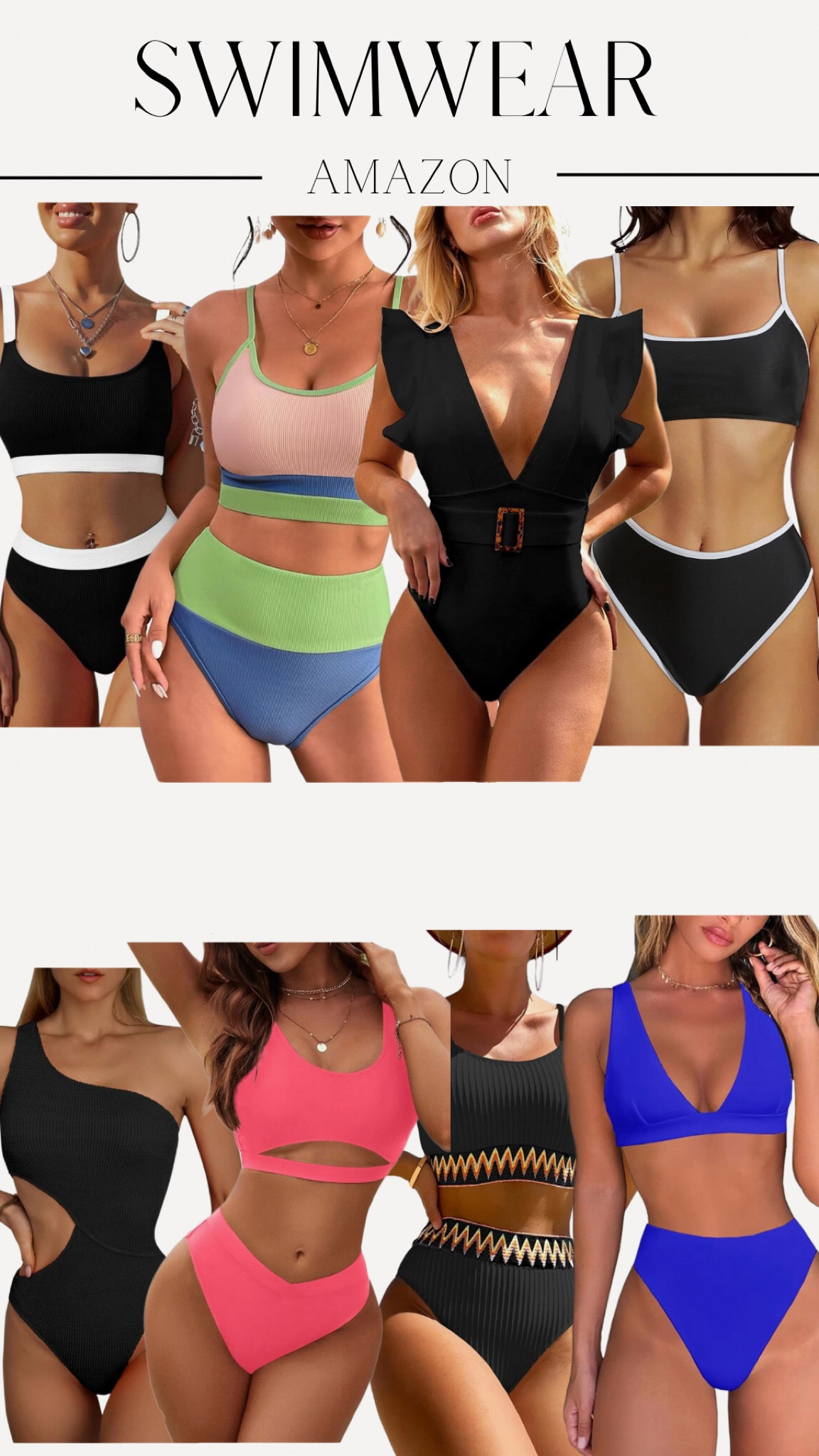 Amazon swimsuit favorites. #swimwear #bikini #beach #vacation 

#LTKSeasonal #LTKswim #LTKfindsunder50