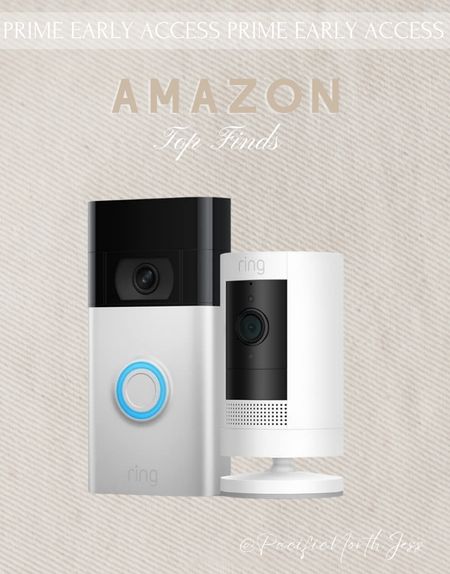 Ring Cameras are on major sale! $119 for two cameras to get your home set up and secure!