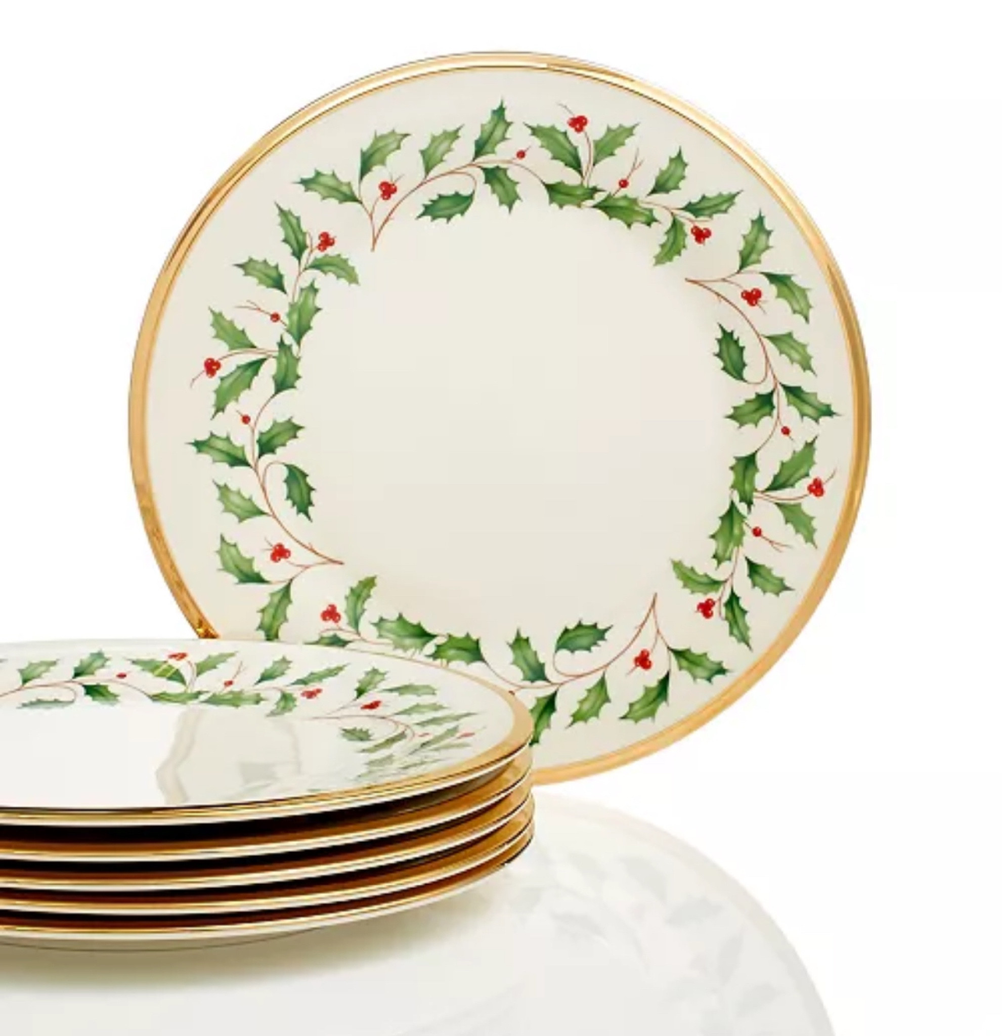 Lenox China “holiday” salad plates, a set of 6 is on sale for the price that ONE usually is! INCREDIBLE!! 

#LTKFindsUnder100 #LTKHoliday #LTKSeasonal