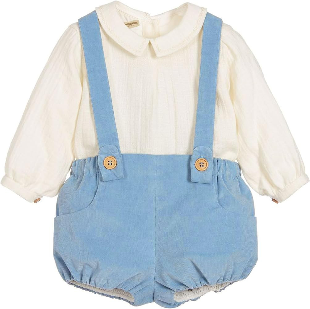 Twoflower toddler Kids Baby Boys' 2-Piece outfit set for spring Long sleeved suit with embroidery... | Amazon (US)