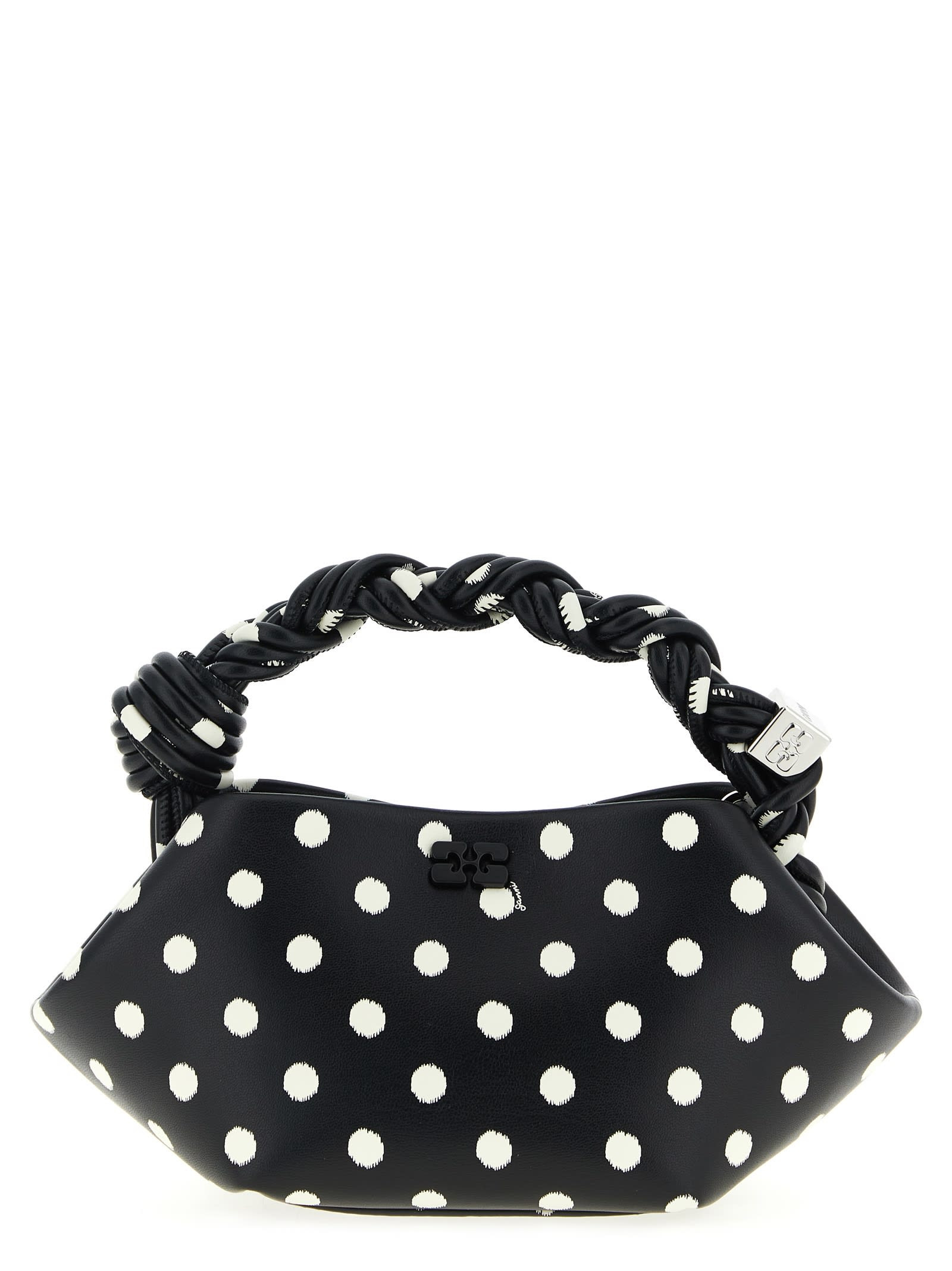 Ganni polka-dot Bou Mini Handbag | Italist.com US