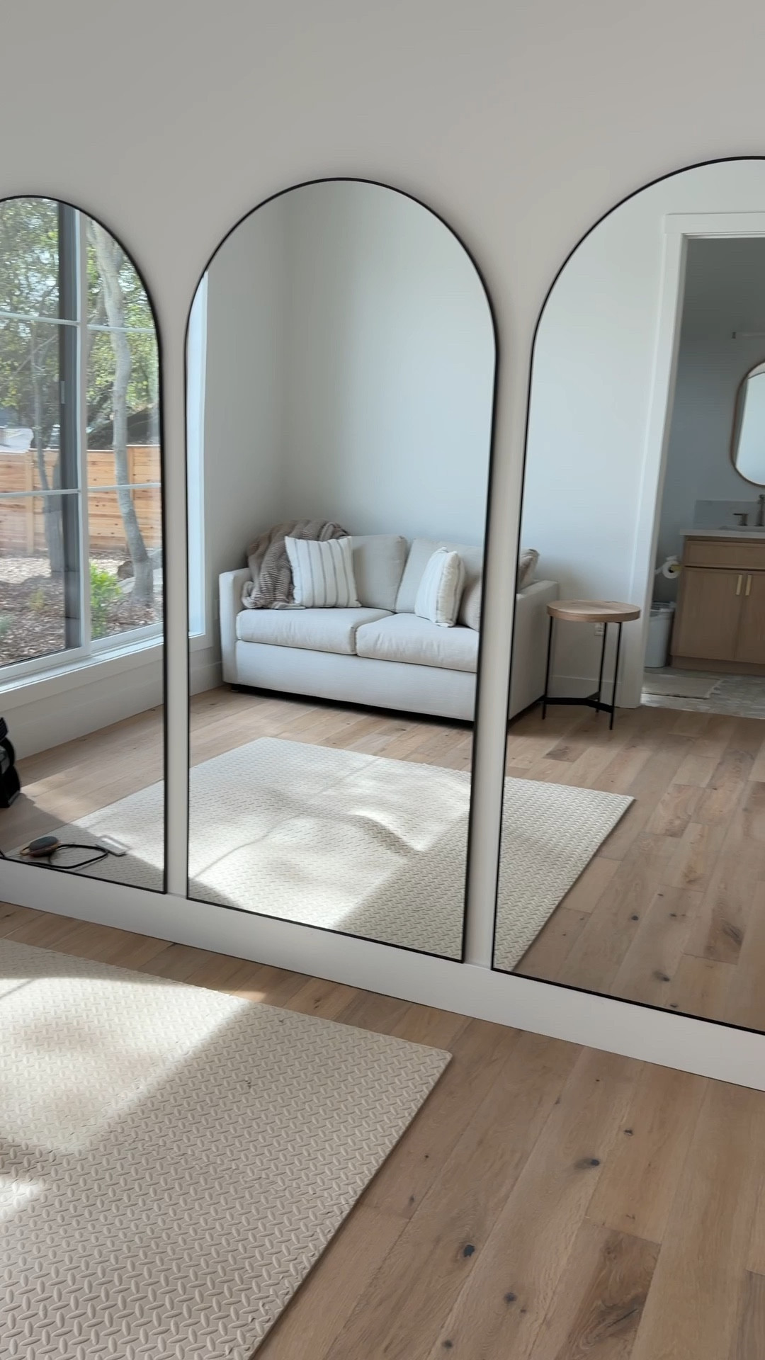 These large arch mirrors are on sale and perfect statement pieces 