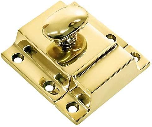 Solid Brass Unlacquered Polished Brass Cabinet Knob Brass Cabinet Round Drawer Knob (Cabinet Latc... | Amazon (US)