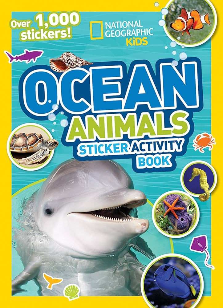 National Geographic Kids Ocean Animals Sticker Activity Book: Over 1,000 Stickers! | Amazon (US)