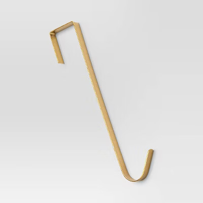 13.5" Metal Christmas Wreath Hanger Champagne Gold - Wondershop™ | Target