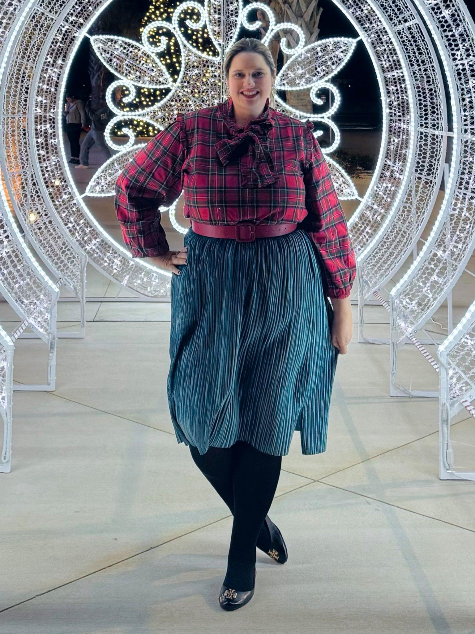 I love a big bow moment and I’m always here for some holiday plaid so this beautiful blouse from Victoria Dunn was the perfect addition to my holiday wardrobe. They have red and green plaids and several style in these prints. 

#LTKootd #LTKHoliday #LTKgrwm