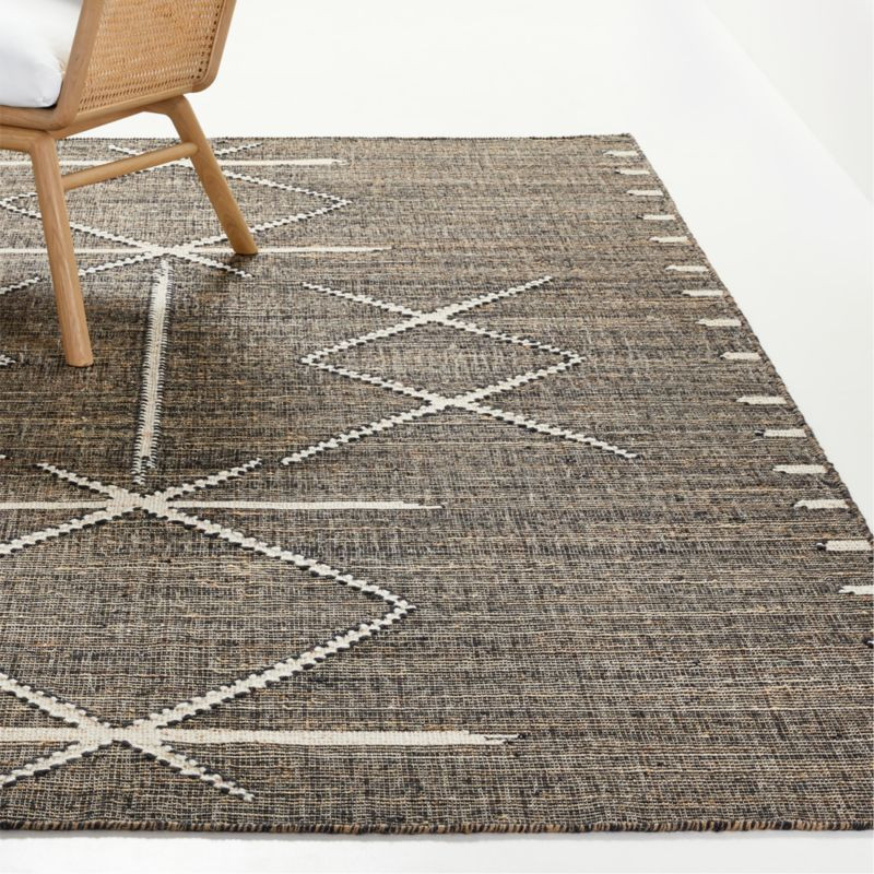 Hemis Handwoven Jute Rug | Crate & Barrel | Crate & Barrel