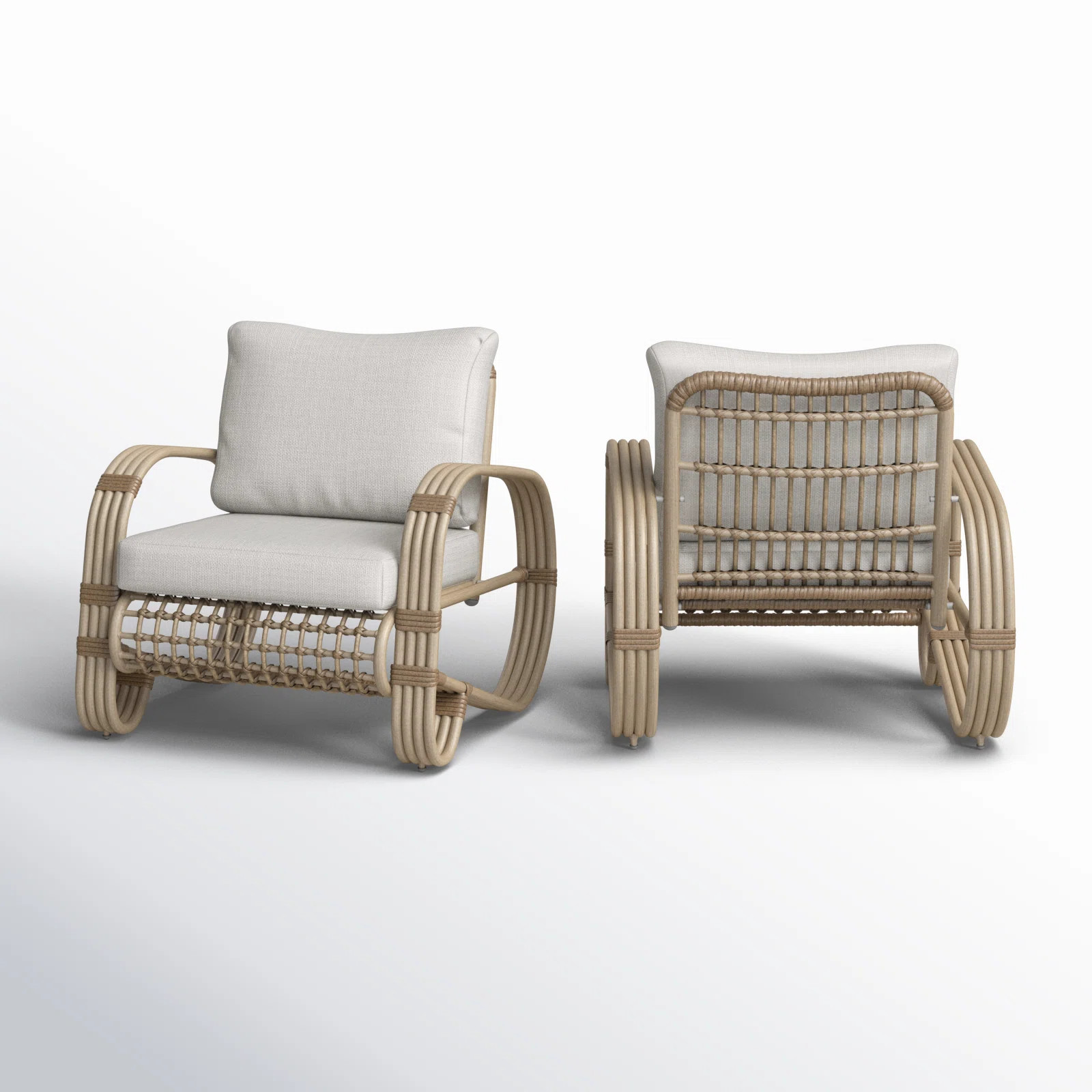 Spy Outdoor Lounge Chair (Set of 2) | Wayfair North America