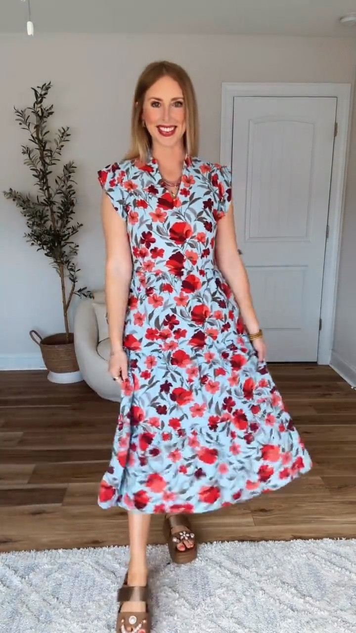 Walmart floral midi dress

#LTKWorkwear #LTKmomlife #LTKootd