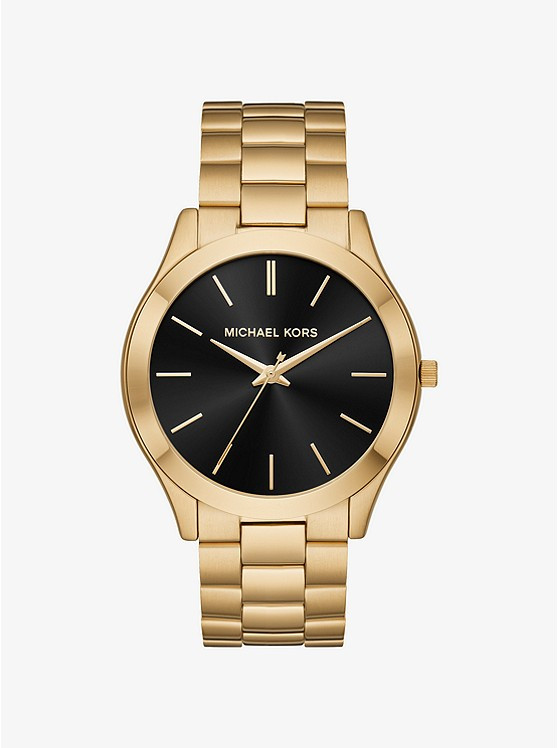Slim Runway Gold-Tone Watch | Michael Kors US