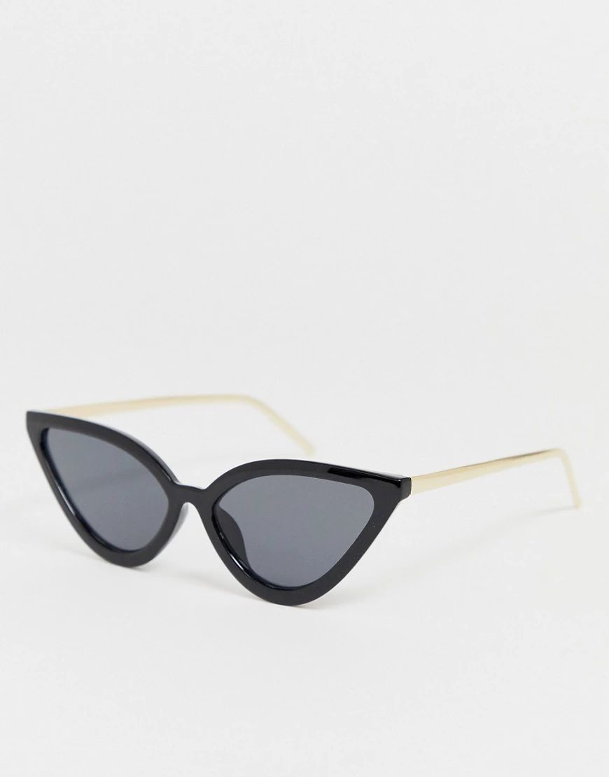 Aldo Pointy Cateye Sunglasses-Black | ASOS (Global)