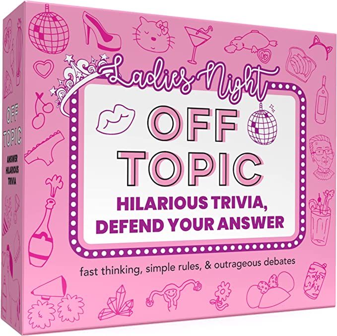 OFF TOPIC Girls Night Party Game for Adults - Ladies Night Board Game for Bachelorette Parties an... | Amazon (US)