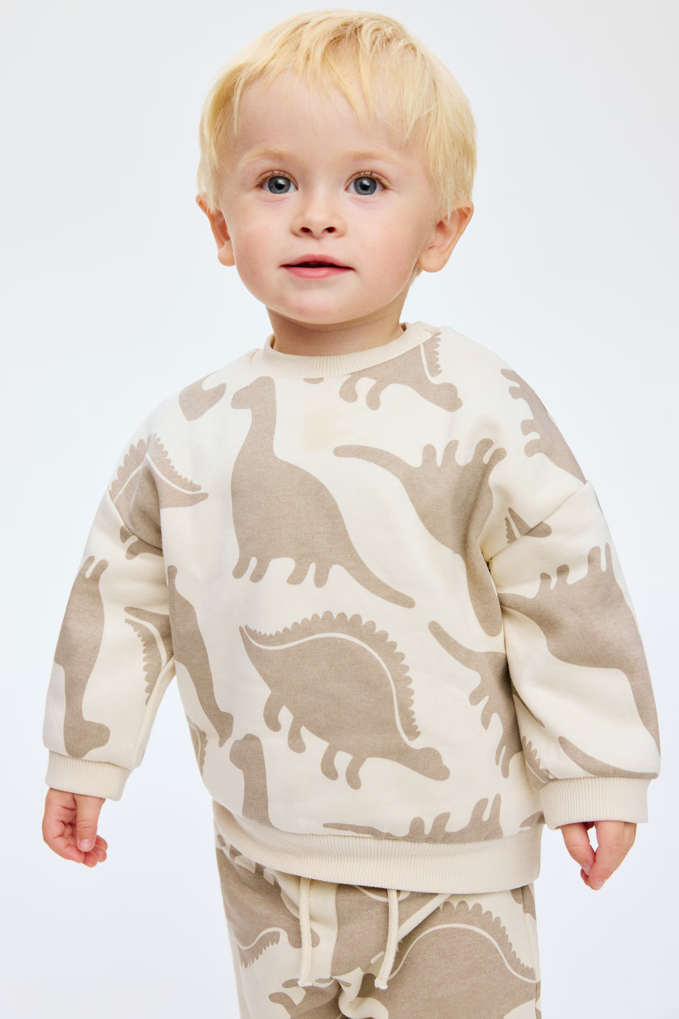 2-Piece Printed Brushed-Inside Sweatsuit | H&M (US + CA)