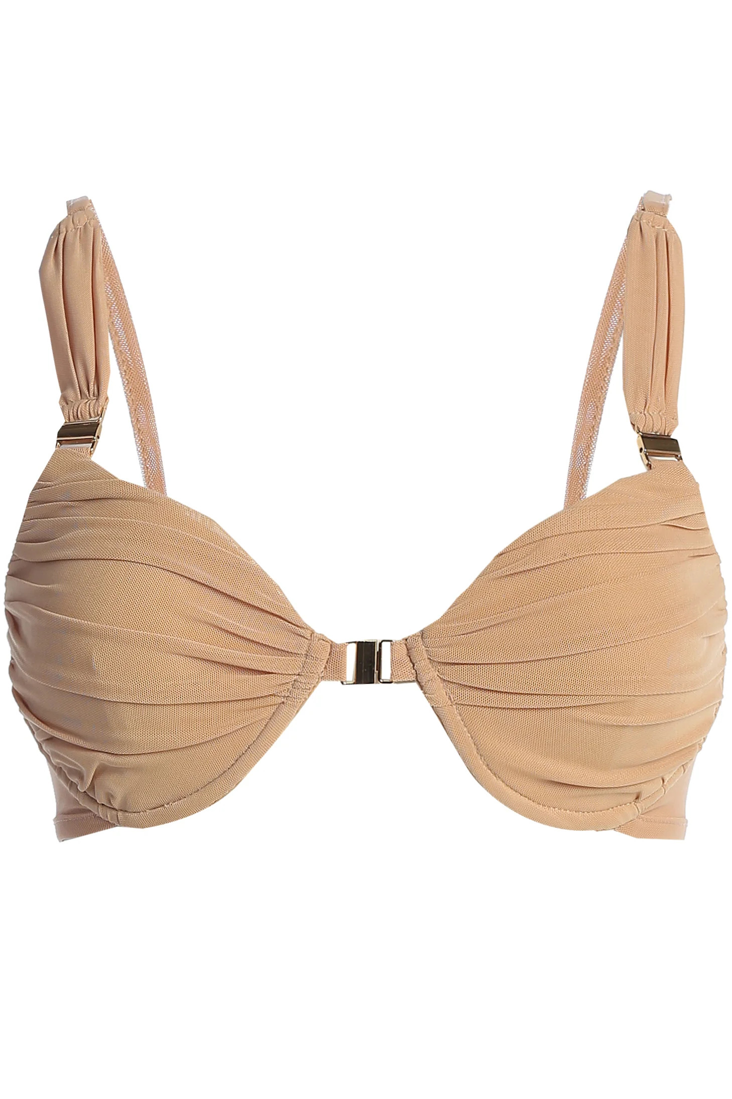 Tan High Tides Bikini Top | JLUXLABEL