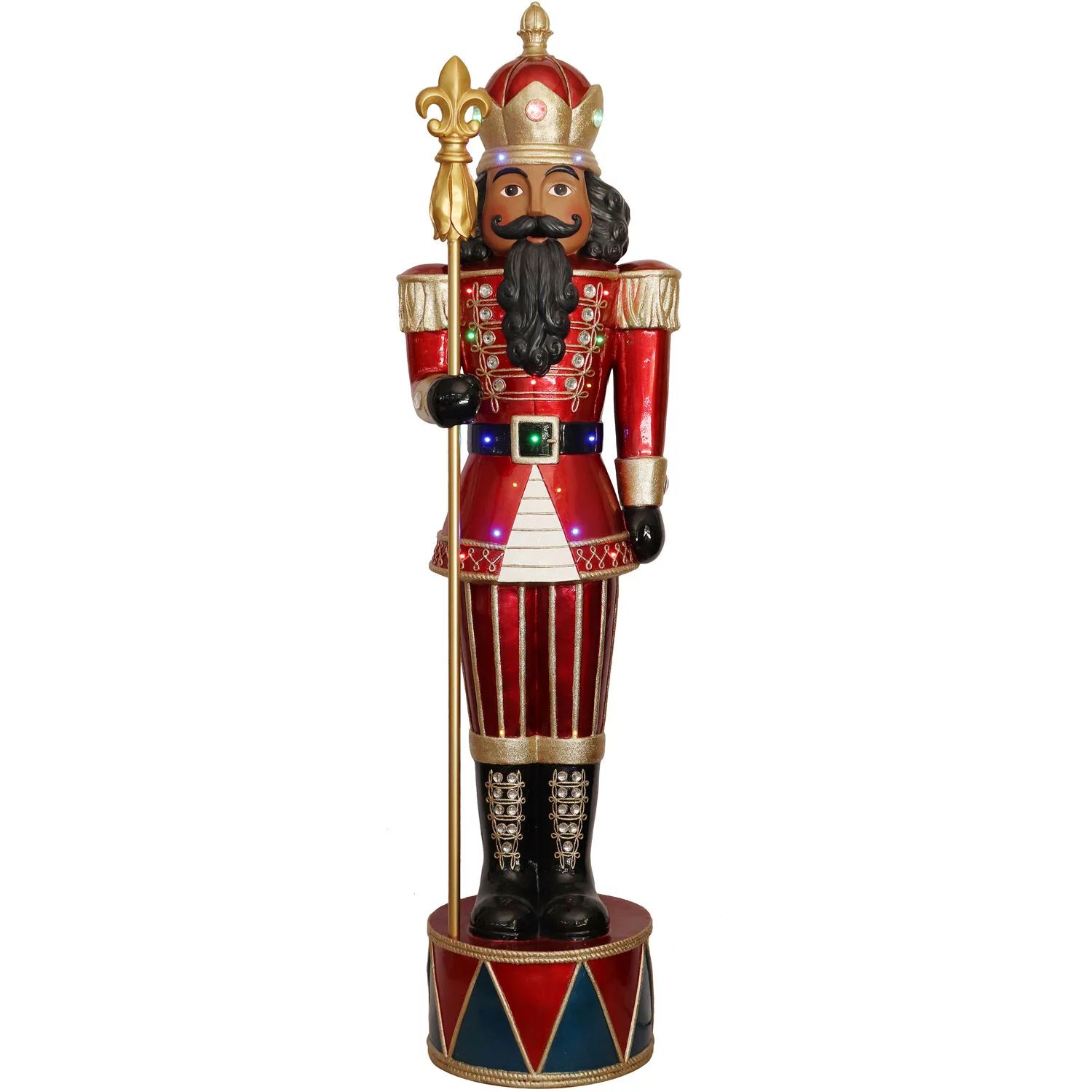 Fraser Hill Farm Red ResinDecorative Nutcracker 72" | Walmart (US)