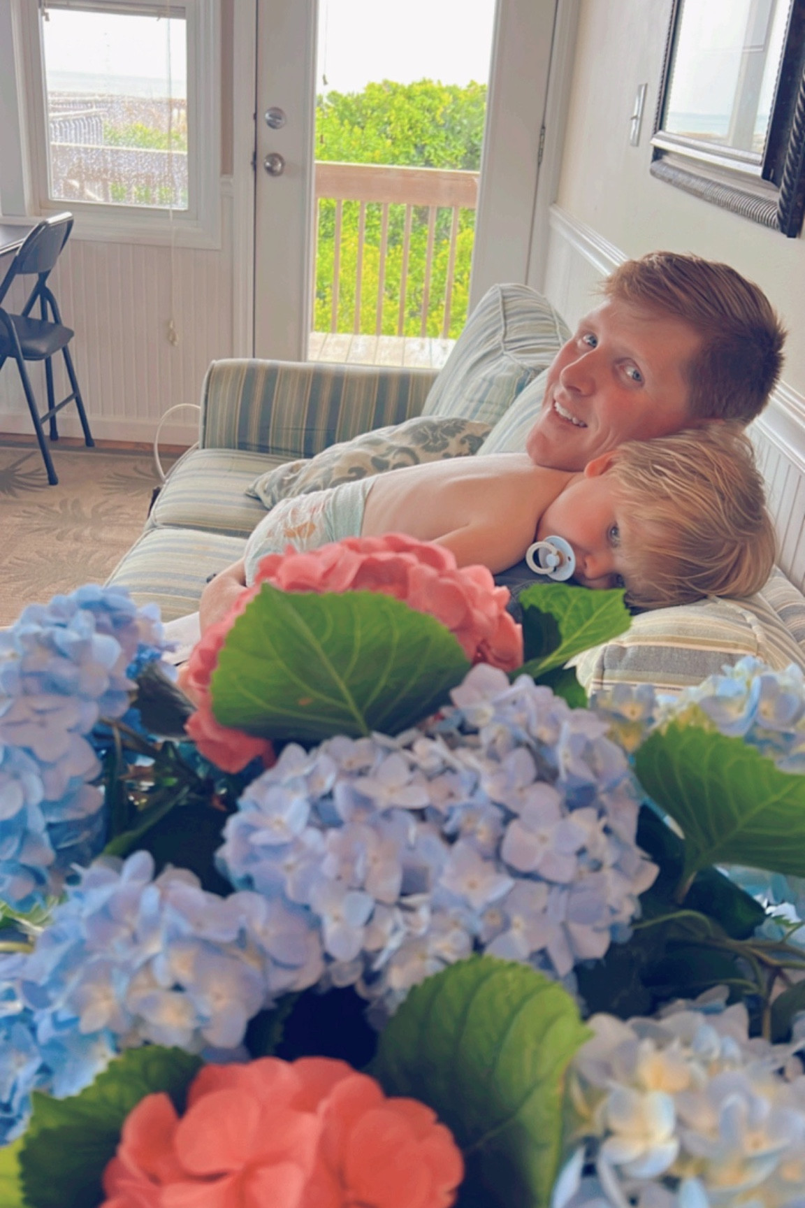 this sweet angel took a 3 hour nap today 😴🤭 - alllll the cozy rainy day vibes around here 🌧️🙌🏽 and all the snuggles when he woke up 🥹🥰