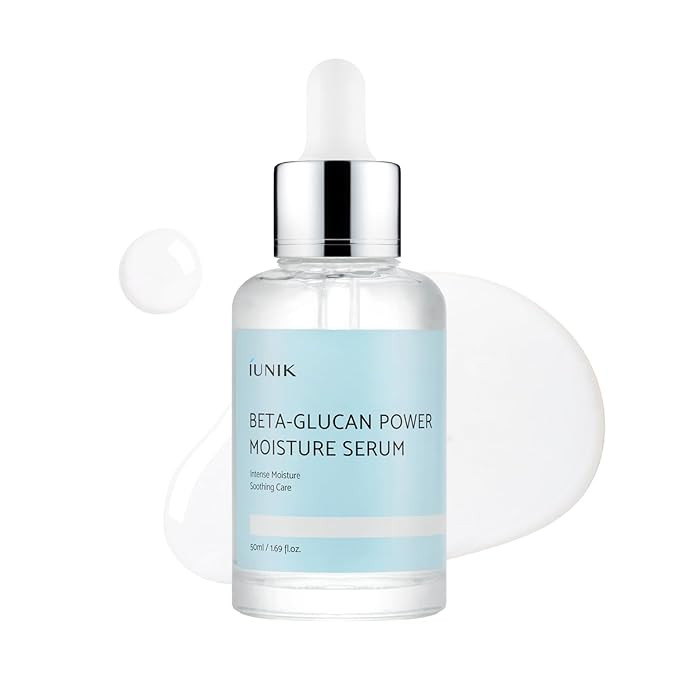IUNIK Beta-Glucan Power Moisture Serum – Beta-Glucan & 7 Types of Peptides Deep Hydration Vegan... | Amazon (US)