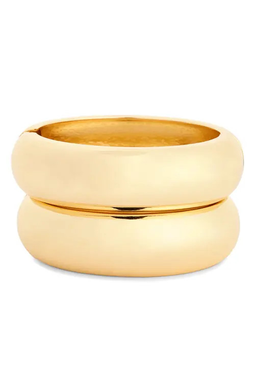 Shashi Tsuki Stacked Bangle Bracelet in Gold at Nordstrom | Nordstrom