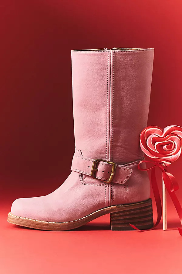 Frye Exclusive Campus Buckle Boots | Anthropologie (US)