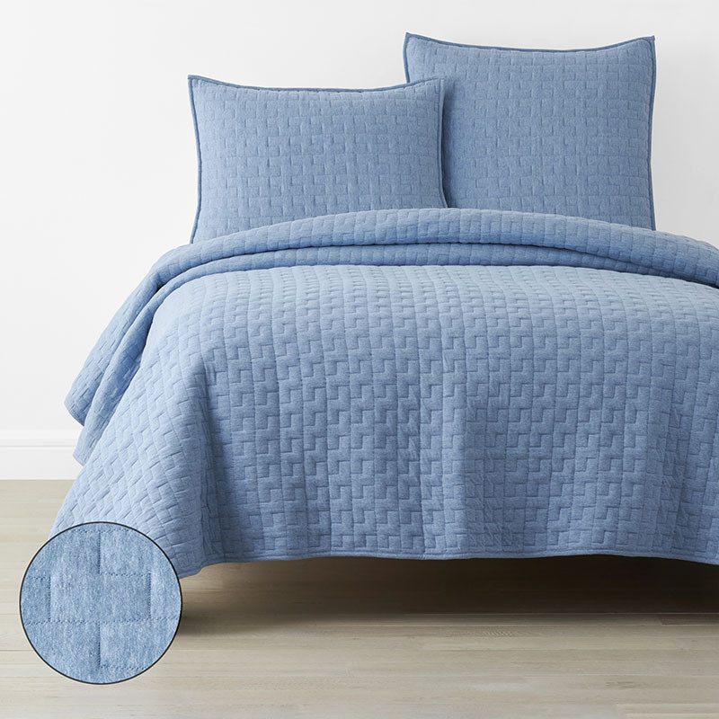 Air Layer Quilt - Denim Blue, Full/Queen | The Company Store