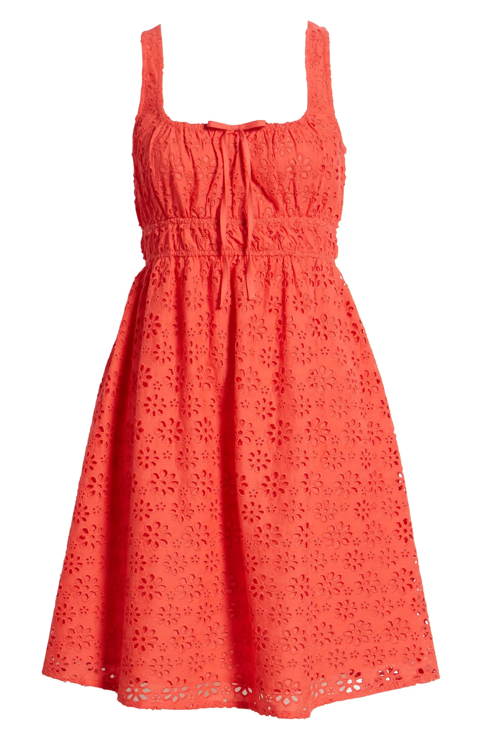 NSR Jess Sleeveless Eyelet Dress | Nordstrom | Nordstrom