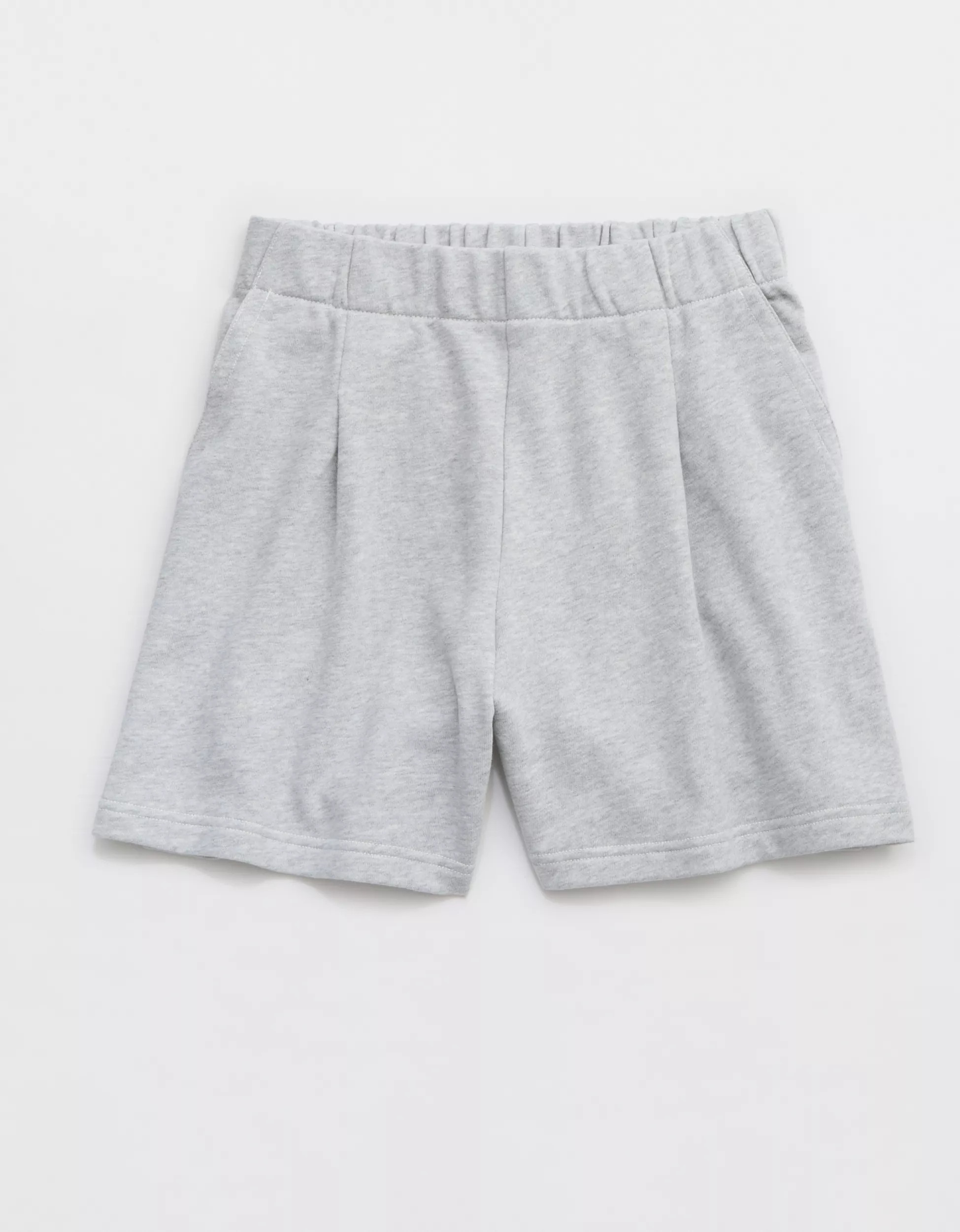 Aerie New Heights Trouser Fleece Short | Aerie