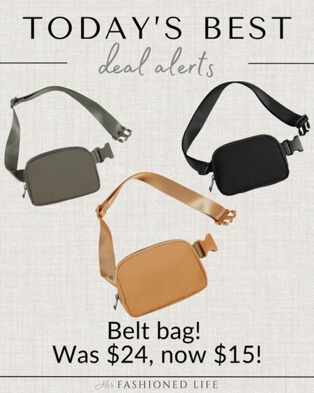 Amazon belt bags majorly discounted!!

#LTKstyletip #LTKsalealert #LTKfindsunder50