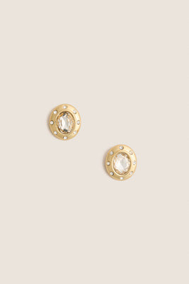 Crystal Analia Stud Earrings | Tuckernuck (US)