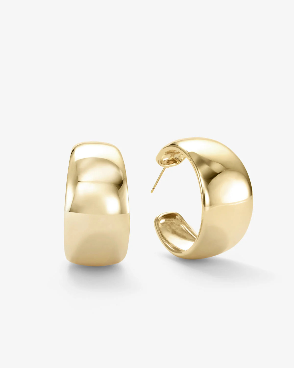 "She's So Smooth" Hoops 38mm - Chunky Gold Statement | Melinda Maria Jewelry