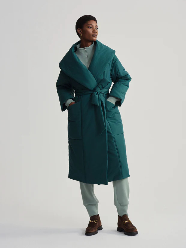 Ana Long Wrap Coat | Varley UK | Varley UK