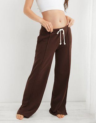 Aerie Low Rise Pintuck Skater Pant | Aerie
