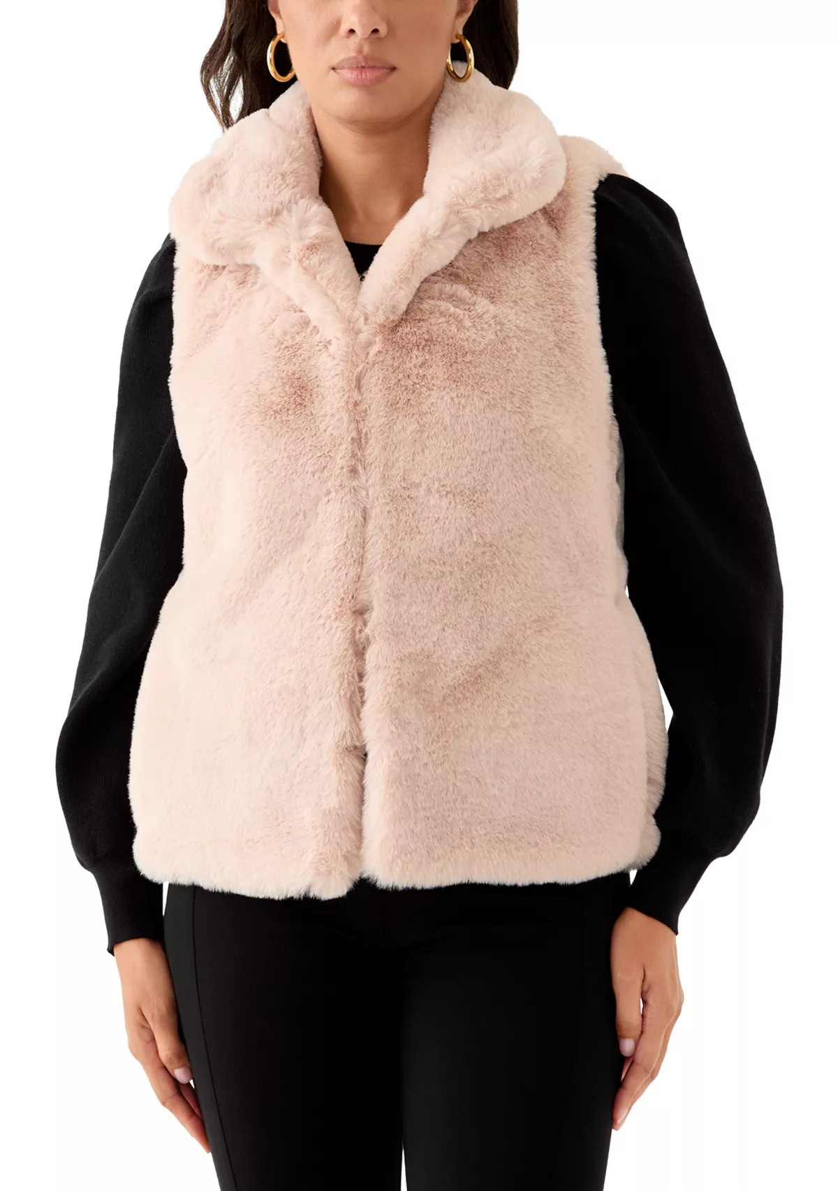 Women's Front Zip Fur Vest | Belk