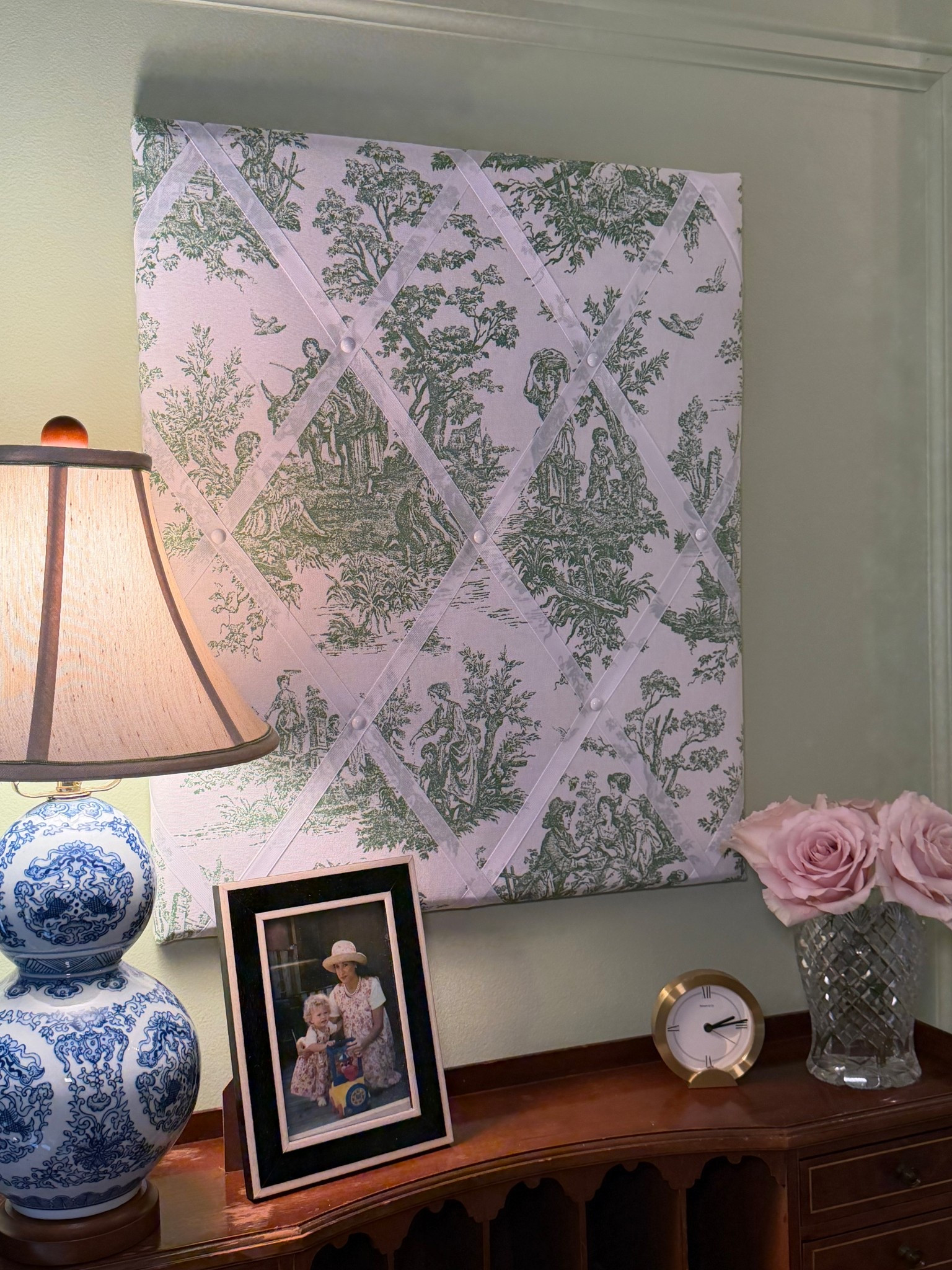 The prettiest addition to my desk 🤍

I found this green toile pinboard on Etsy and I’m turning it into a dream board above my desk — a place to pin ideas, photos, and little reminders of what I’m working toward.

I love that it’s not only functional, but also feels beautiful and timeless. It makes this space feel more personal and intentional, which I think matters so much.

Linking it here

#LTKHome