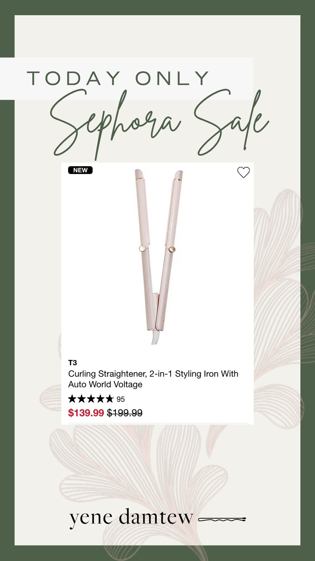One day only deals on hair care and tools at Sephora this week!

#LTKBeauty