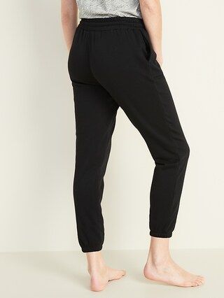French Terry Cinched-Hem Jogger Pants for Women | Old Navy (US)