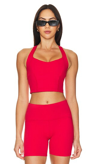 PowerbeyondIntensity Racerback Cropped Tank in Retro Red | Revolve Clothing (Global)