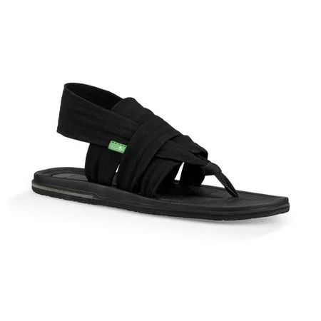 Sanuk Women's Yoga Sling 3 Sandals, Black, 10 | Walmart (US)