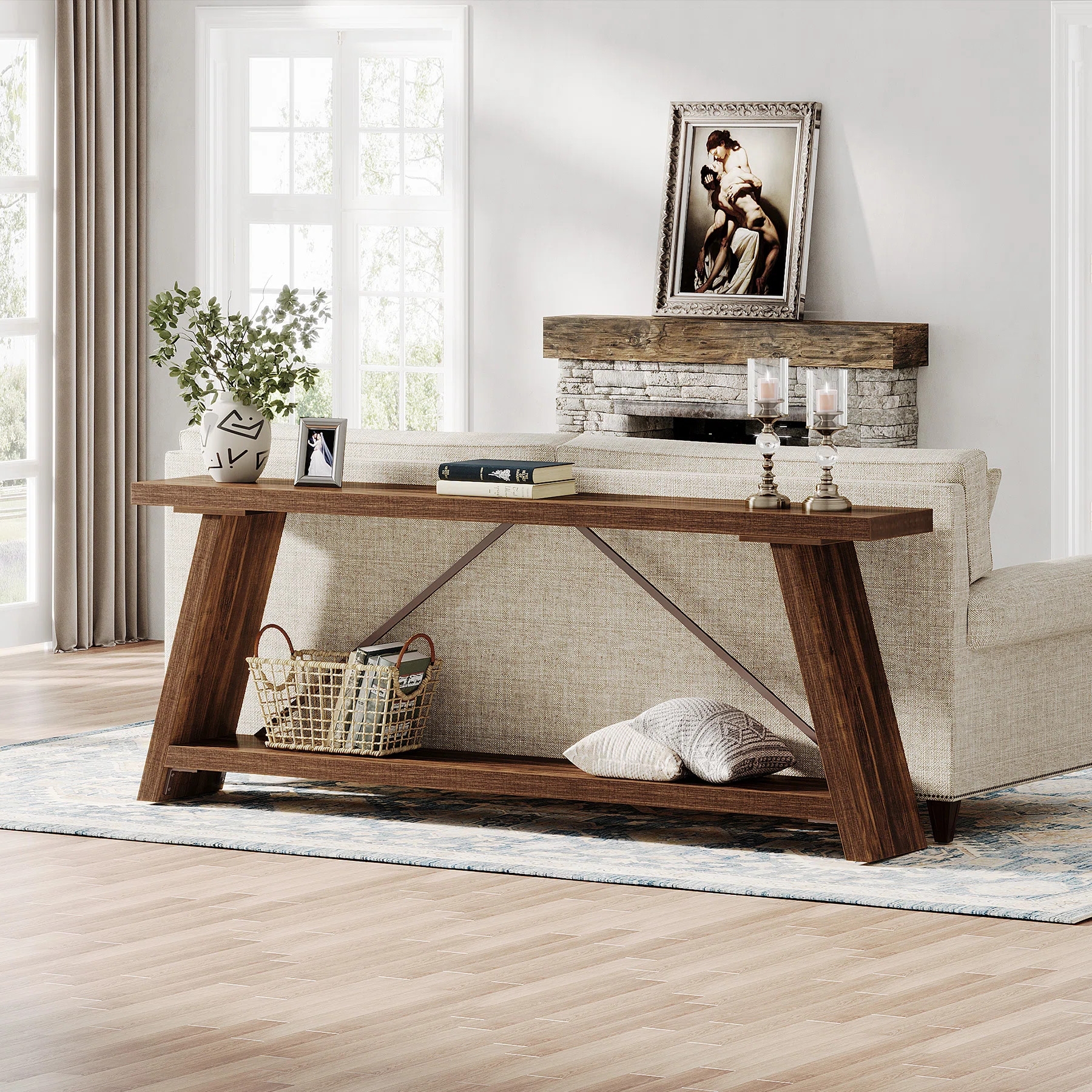 Alcott Hill® Clavel 70.9'' Console Table & Reviews | Wayfair | Wayfair North America