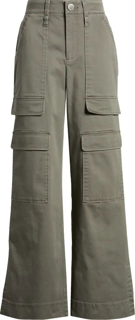 'Ab'Solution Skyrise Wide Leg Utility Pants | Nordstrom