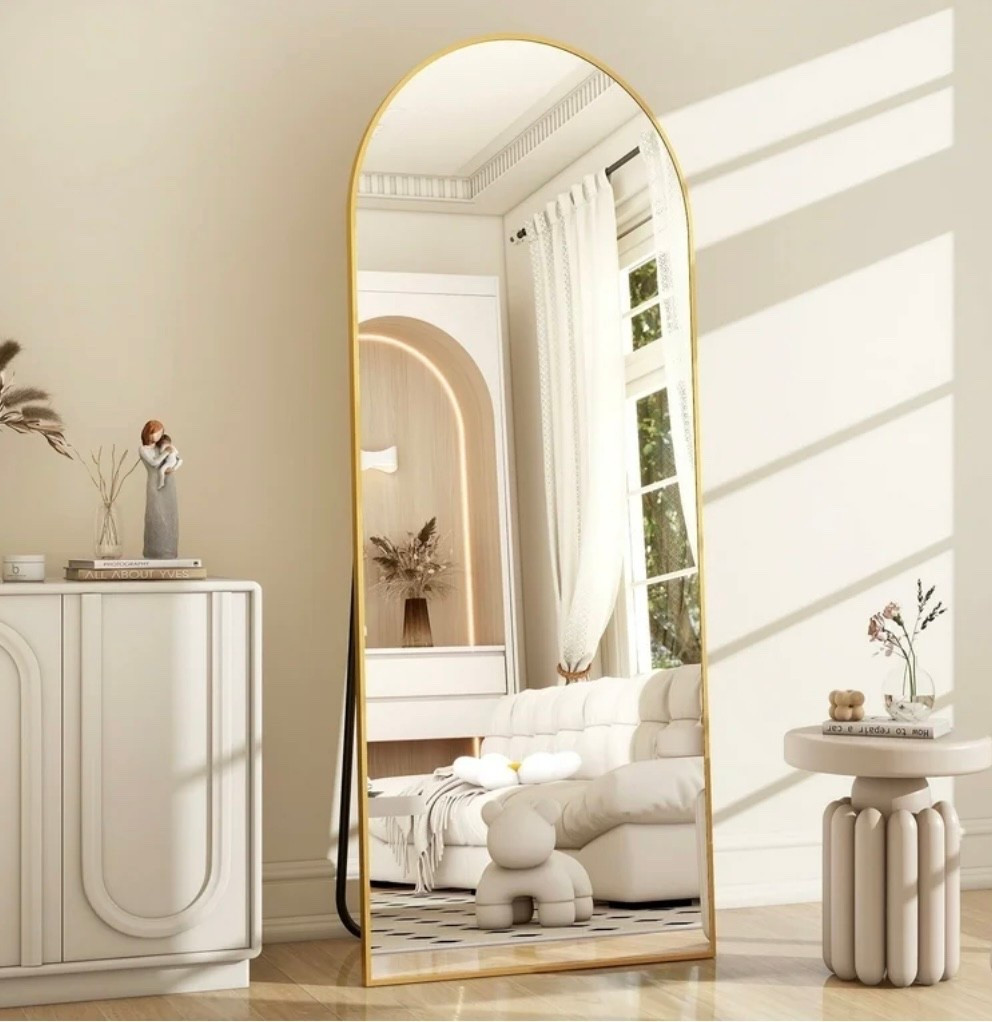 Flash deal! Won’t last long. Full length gold mirror was $200 now $49!

#LTKHome #LTKFindsUnder50 #LTKSaleAlert