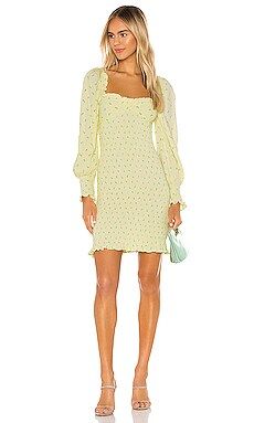 FAITHFULL THE BRAND Gombardy Mini Dress in Bisset Floral from Revolve.com | Revolve Clothing (Global)