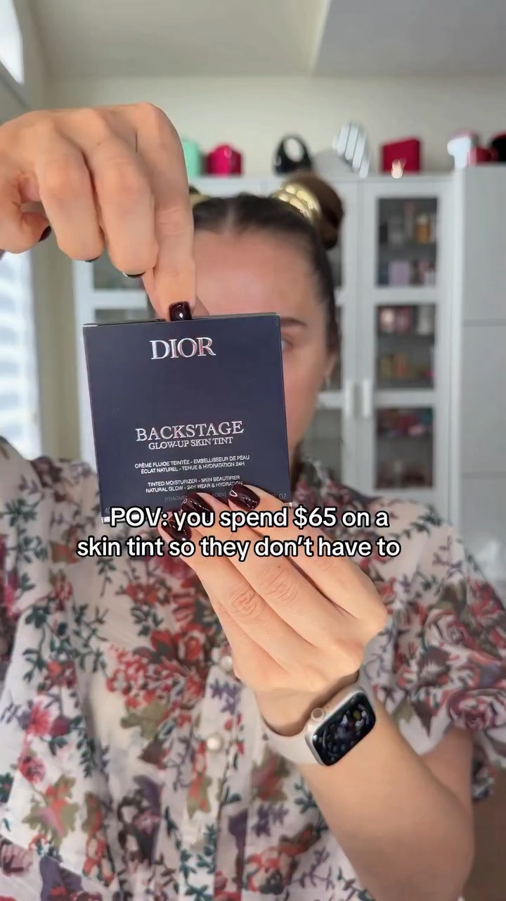 you spend $65 on a skin tint so they don’t have to... #diorbeauty #makeupreview