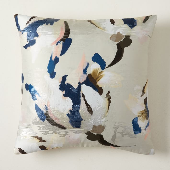 Floral Wash Brocade Pillow Cover | West Elm (US)