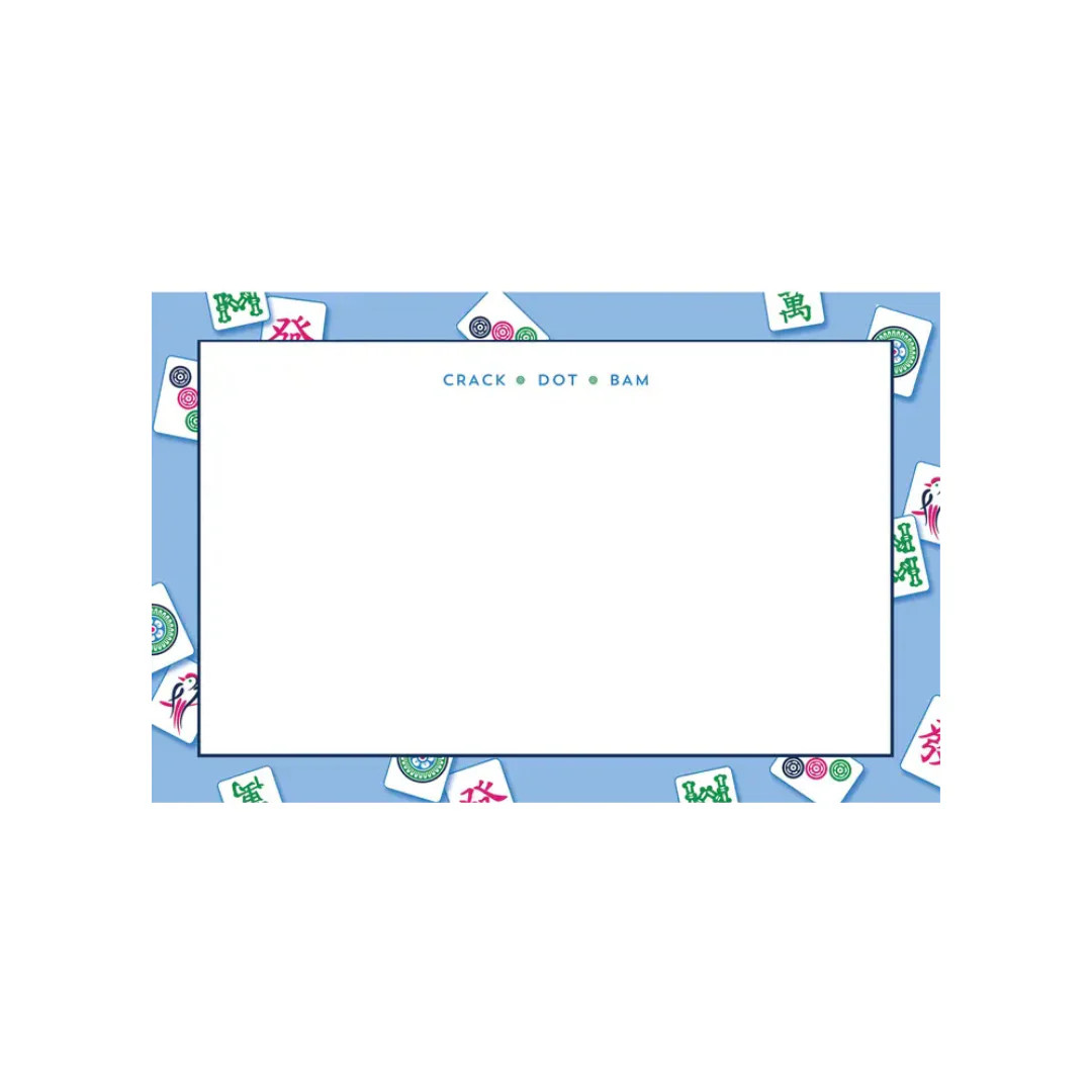 'Crack-Dot-Bam' Slab Notepad | Pink Antlers
