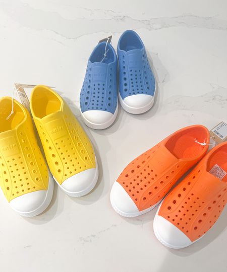 Pool shoes for kids - so many colors/sizes and two day shipping! #kids #poolshoes #summer #natives 

#LTKkids #LTKunder50 #LTKSeasonal