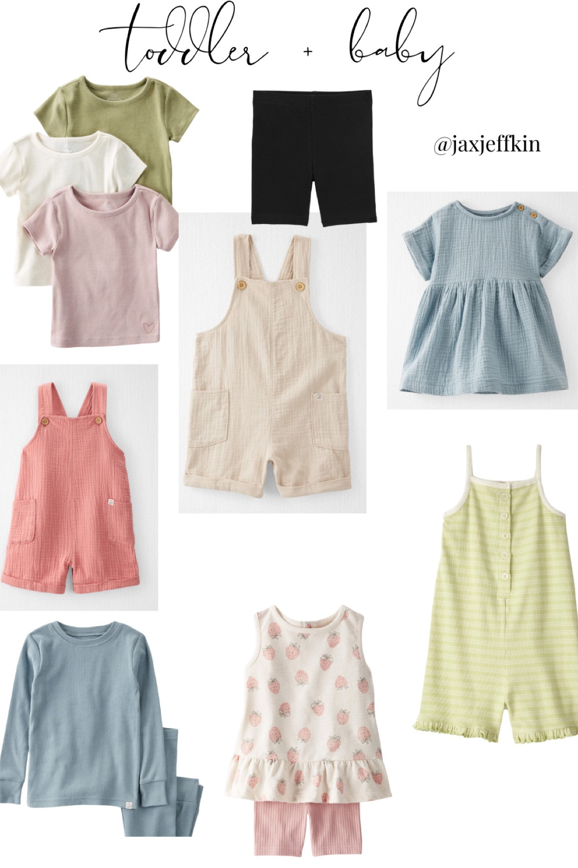 Spring & summer toddler/baby clothes | prettiest outfits for your little kids! Baby girl | spring outfits | dresses | rompers | shortalls | gauze overalls

#LTKbaby #LTKkids #LTKSeasonal