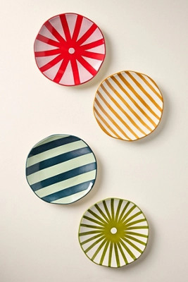 Here's How Ceramic Appetizer Plates, Set of 4 | Anthropologie (US)