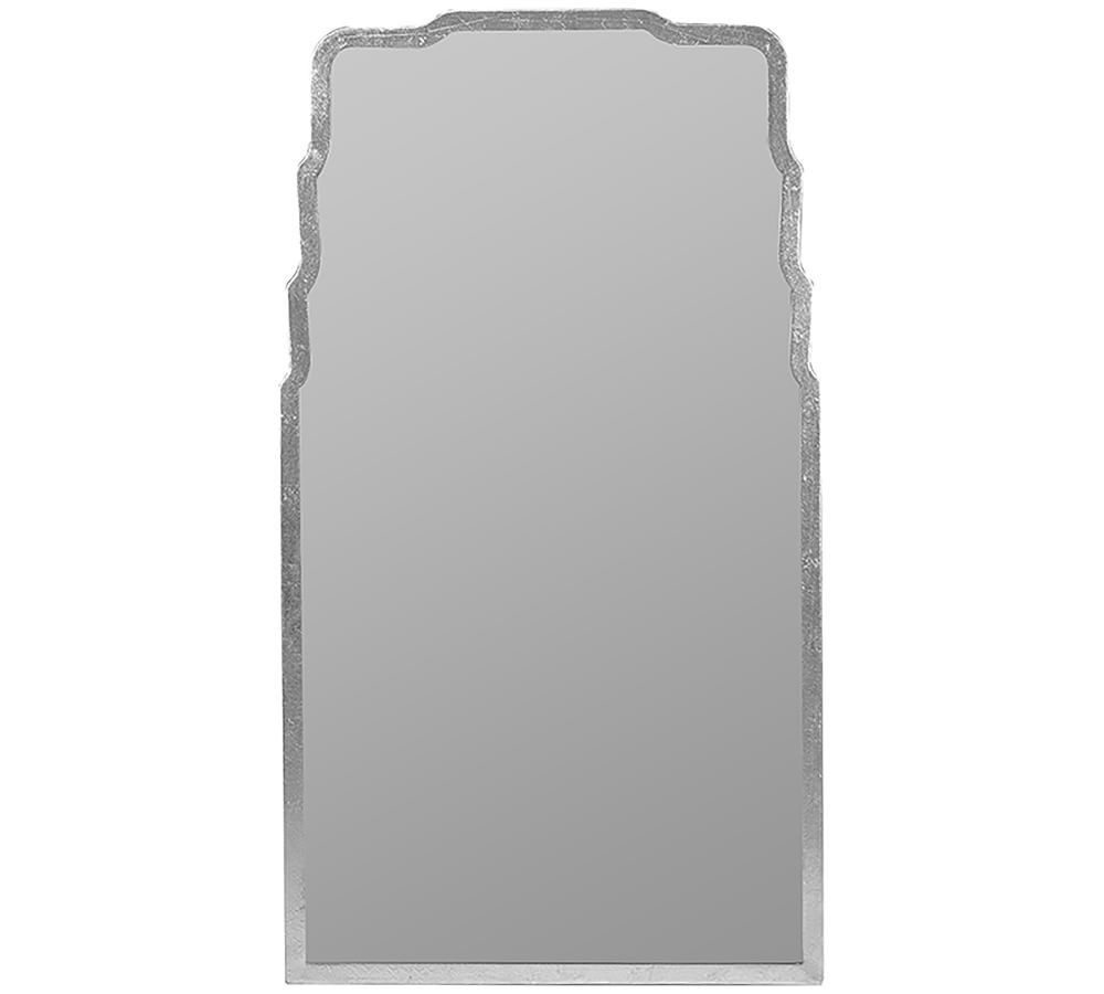 Daisy Metal Wall Mirror, Silver, 20&amp;quot; X 36&amp;quot; | Pottery Barn (US)
